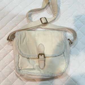 Brandy Melville Cream Crossbody Bag
